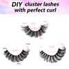 21 Pairs Mink Fluffy Lashes 3 Styles Russian Strip Lashes Cat-eye Lashes Natural Look Faux Lashes Mink D Curl Luxury Soft Fake Eyelashes Dramatic Wispy Faux Eyelashes 3D Fake Lashes By Anforlin
