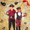 YANMIN Pirate Accessories for Kids 5pcs Pirate Party Favors Pirate Theme Party Supplies for Kids Birthday Halloween Costume Masquerade