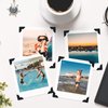 1200 Pcs Photo Corners Self Adhesive Black Photo Corners for Scrapbooking and Stamping Supplies DIY Scrapbook Stickers Album Diary Personal Journal Diary Organizer Christmas Memory Book Picture Corner