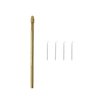 4pcs Ventilating Needle Set with Brass Holder Needles for Lace Wig Making Crochet Hair Weave Front Wigs Hair Venting Tool Kit