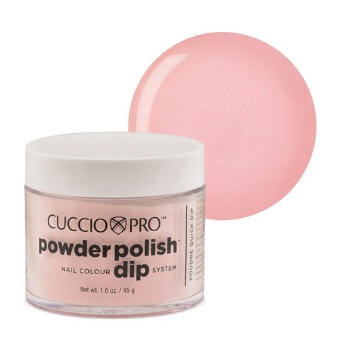 Cuccio Colour Powder Nail Polish - Lacquer For Manicure And Pedicure - Highly Pigmented Powder That Is Finely Milled - Durable Finish, Flawless Rich Color - Easy To Apply - Rose Petal Pink - 1.6 Oz