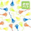 Sticky Hands Party Favors For Kids, Mini Stretchy Sticky Finger, Halloween Squishy Fidget Toys, Party Supplies, 20Pcs Goodie Bag Stuffers, Gifts for Kids Boys Girls Classroom