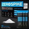 Zerospike No Sugar Electrolytes Powder Packets | Keto & Fasting Salts Drink Mix | Supplements: The Key Hydration Nutrients Missing from Purified Water | Clean, Unflavored, Calorie Free | 30 Sticks
