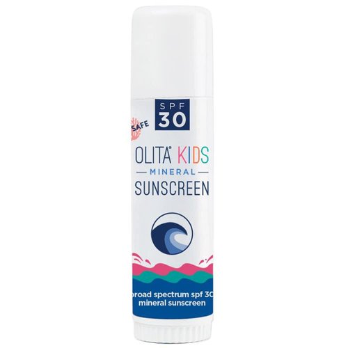 Olita Mineral Sunstick SPF 30 Sunscreen for Kids - Fragrance Free - .6 oz - Broad Spectrum, Chemical Free, All-Natural, Reef Safe, Organic, Zinc Sunblock, Water-Resistant