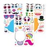 JOYIN 36 PCS 9"x6" Make a face Stickers for Kids, Make Your Own Animal Mix and Match Sticker Sheets with Safaris, Sea and Fantasy Animals Kids Crafts Party Favors Goodie Bags Stuffers for Kids