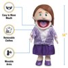 14" Sarah, Peach Mom/Teacher, Hand Puppet