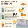 Spike Support Trio | Liposomal Nattokinase 8000 FU 500mg, Bromelain 1150 mg & Fermented Curcumin 1800 mg | High Potency, Enhanced Absorption Formula | for Immune, Heart & Circulatory| 60 Servings