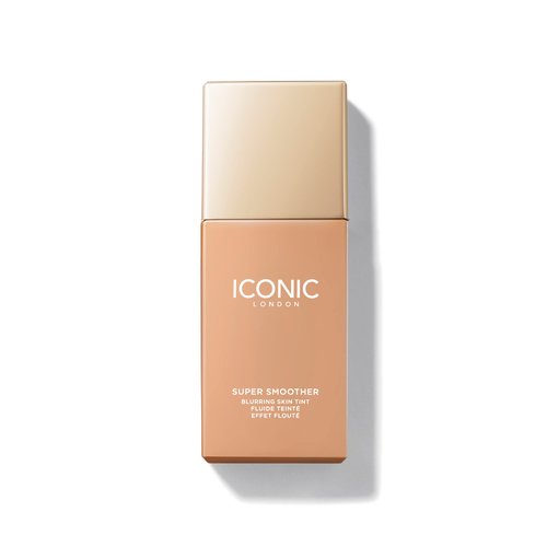 ICONIC LONDON Super Smoother Blurring Skin Tint | Light to Medium Coverage, Hydrating, Ultra-Lightweight Tinted Moisturizer, Cruelty-Free, Vegan Makeup (Cool Light) 30 mL / 1.01 Fl Oz.