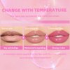 Ofanyia Color Changing Lip Oil, Moisturizing Color Changing Lip Gloss Plumping Lip Oil, Nourishing Long Lasting Non-sticky Big Brush Lip Tint Lip Oil (1Pc)