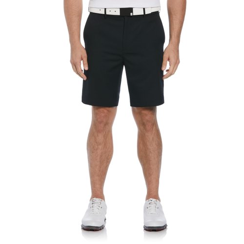 PGA TOUR Mens Flat Front With Expandable Waistband (Size 30 - 44) Golf Shorts, Black, 34 US