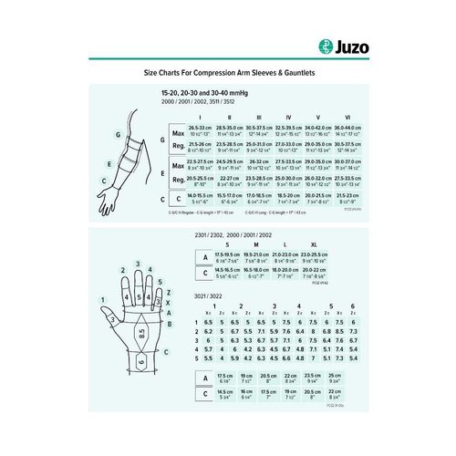 Juzo Dynamic Varin 3511 20-30mmhg Max Armsleeve with Silicone Top Band for Women