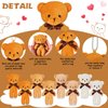 Skylety 24 Pcs Mini Bear Toy 4.7 Inch Tiny Bears Doll Bulk Soft Plush Stuffed Animals for Keychain DIY Craft Small Bears for Baby Shower Birthday Gifts Party Favors