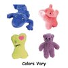 MPP Dog Toy 4 Packs Fun Play Soft Plush Squeaker Cuddly Berber Value Priced Gifts (4 Pack of Embroidered Heart Bones)