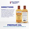 Hollywood Beauty Jojoba Hair Oil, 8oz Bottle, Light Non Greasy, Hydrates & Conditions Hair, Soothes scalp, Anti-Frizz fighter, Can be Used as a Hot Oil Treatment