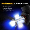 9005 9006 H10 LED Fog Light Bulbs High Power 50W 3020 SMD Bulb for Fog Light, DRL, Tail lights - Blue 10000K (Set of 2)