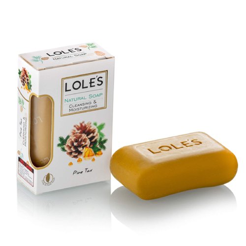 Lole's Pack of 1 All Natural Pine Tar Soap Bar