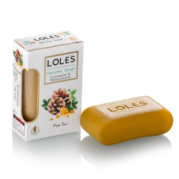 Lole's Pack of 1 All Natural Pine Tar Soap Bar