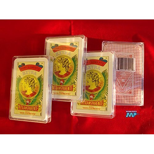 4pc Mexican Playing Cards Baraja Naipe Spanish Style Don Clemente Extra Classic Since (1887) 100% Guaranteed [EXTRA] Smooth To The Touch Supreme Quality