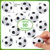 Aoriher 108 Pcs Soccer Party Favors Set Soccer Party Themed Goodie Bag Fillers Mini Soccer Balls Whistle Silicone Bracelet Tattoo Sticker Temporary Keychain for Sport Party Supplies