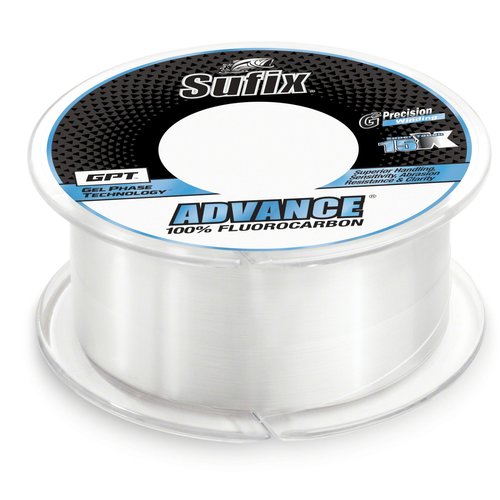 Sufix 679-012C Advance Fluorocarbon Line 12lb Test 200yd Clear Boxed