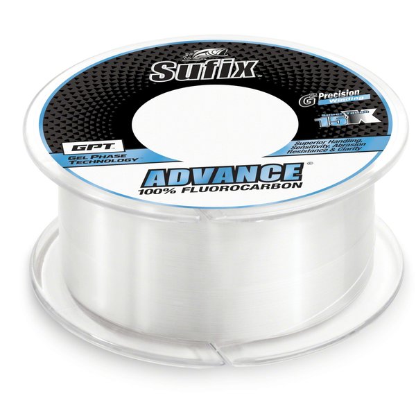Sufix 679-012C Advance Fluorocarbon Line 12lb Test 200yd Clear Boxed