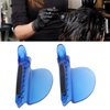 2PCS Sectioning Clips, Hair Sectioning Clip, No Trace Hair Clips, Heat Insulation Easy Speed Separator Clip Hair Cutting Clips Blue for Wig Extension Hair Highlighting