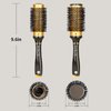Round Hair Brush for Blow Drying, Aluminium Curly Hair Brush, Hairbrushes for Women Professional Curling, Straightening, Add Volume and Shine (1.7 inch Barrel, 2.5 inch with Bristles)