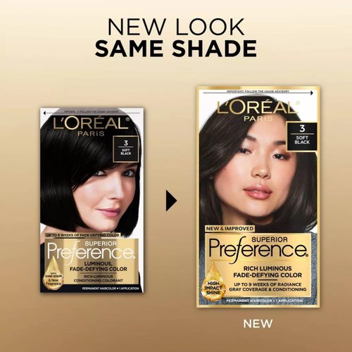 L'Oreal Preference Hair Color - Soft Black