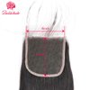 Beauhair Straight 3 Bundles with Closure Virgin Hair Free Part (14 16 18 with 14inch), 100% Unprocessed Remy Brazilian Human Hair Extensions, Hair Weft Weave With Lace Closure, Natural Color