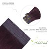 WindTouch Tape in Hair Extensions Wine Red Remy Hair Extensions Silky-Smooth Straight Burgundy 20 Pcs 16Inch #99j 30g Invisible Tape in Hair Extensions Human Hair