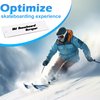 2 Pcs Snowboard Wax Plastic Scraper- Ski Wax Scraper- Ski Snowboard Plastic Scraper for Removing The Extra Cooled Wax (9 x 2.2 Inch)