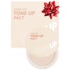 I'M MEME Skin Fit Tone Up Pact | with Puff, Flawless Finish with Aqua Sebum, Soft & Velvet Pressed Powder Compact, Smooth Pores & Fine Lines, Korean Makeup, 0.35 Oz