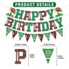 Football Happy Birthday Banner Football Birthday Party Decorations with Football Party Hanging Decorations Super Bowl Birthday Decorations Football Themed Birthday Party Supplies