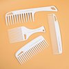 Cricket Ultra Smooth Coconut Dressing Comb for Hair Cutting and Styling, Anti-Frizz Hair Comb with Coconut Oil and Keratin Protein Infused Plastic for All Hair Types White