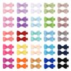 Ruyaa Baby Hair Clips Fully Lined,Baby Barrettes No Slip for Fine Hair,Hair Accesories,Toddler Hair Clips,Infant Bows,Hair Pins (classic colors 50pcs)
