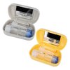 Sports Vision World Travel Kit Gray RGP Hard Contact Lenses Mirror RGP Case & Suction Remover