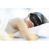 Sleep Eye Mask for Men Women, Night Sleep Mask, Block Out Light, Soft Comfort Eye Shade Cover for Travel Office Home Blindfold with Adjustable Strap Black (Off White)