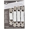 Dritz Clothing Care 82446 Ironing Board Cover Fasteners (4-Count) , White