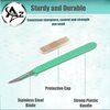Disposable Sterile Scalpel #11, Podiatry & Professional Corn Callous Knife, Precision Carbon-Steel Blades with Plastic Handle - Individual Pouches - Podiatry Pedicure, Wart Removal & More - Box of 10