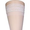 Truform Sheer Compression Stockings, 15-20 mmHg, Women's Thigh High Length, 20 Denier, Ivory, Medium