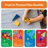 PicassoTiles 60 Piece Magnetic Building Block Mini Diamond Series Travel Size On-The-Go Construction Toy Set STEM Learning Kit Educational Playset Child Brain Development Stacking Blocks PTM60
