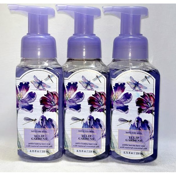 3 Tulip Gardens Bath Body Gentle Foaming Hand Soap 8.75 fl oz