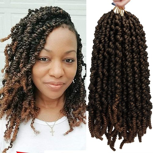 Spring twist Crochet Braids Hair Synthetic Crochet Hair Extensions 10 inch 15 strands/pack Crochet Twist Braids