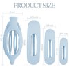 Vovii Hair Claw Clips for Women Girls Light Blue 4PCS Hair Barrettes for Thick and Thin Hair, Flat Claw Clips Hair Accessories for Women 4 Different sizes