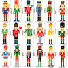 36pcs Nutcracker Cupcake Toppers Nutcracker Party Supplies Nutcracker Christmas Cupcake Picks Nutcracker Birthday Party Decorations for Christmas Party Nutcracker Soldier Party Decorations