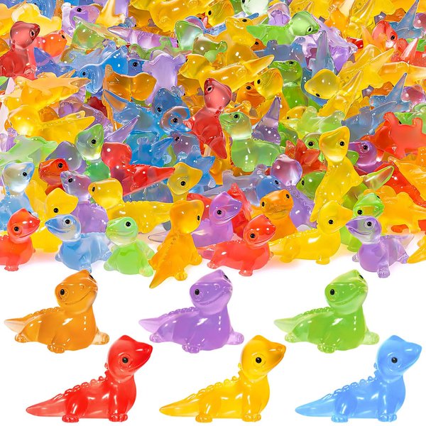 SYWHXY 72PCS Luminous Mini Resin Lizards Cute Lizard Figures Glow in The Dark, Tiny Lizards Animal Miniature for DIY Micro Moss Landscape Crafts Dollhouses Potted Plants Hidden Games