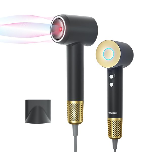 Hair Dryer - 110000 RPM High-Speed Brushless Motor Negative Ionic Blow Dryer for Fast Drying, Low Noise Thermo-Control Hair Dryer for Woman/Man, Perfect for Home & Travel