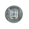 Pactrade Marine Boat 3 Inches Round Transom Interior Light LED Stern Anchor Light Stainless Steel Splashproof Flush Mount for Fishing Boat Pontoon Kayak