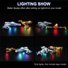 DALDED LED Lighting Kit for Lego Star Wars: Ahsoka New Republic E-Wing vs. Shin Hati’s Starfighter 75364, LED Light Compatible with Lego 75364 Building Block Models (Music Version)