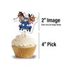 Farm Animal Birthday Party Decorations with Blue Truck (42 Pieces) Birthday Party Banner Cake Topper Cupcake Toppers and Hanging Swirls